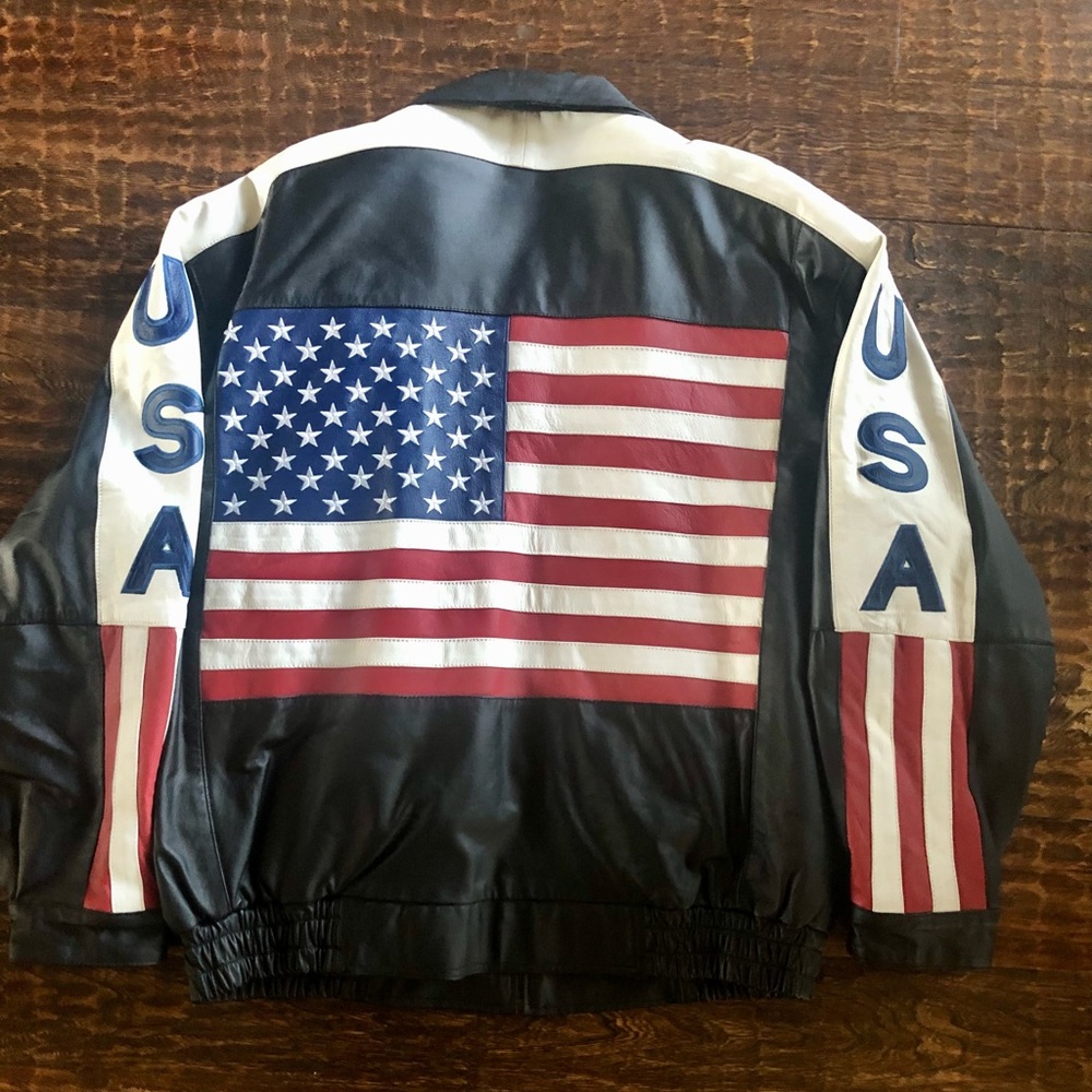 Easy Rider World Black USA Leather Coat - 2XL (EUC)